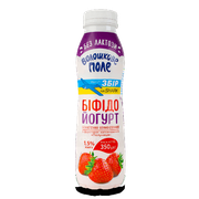 Біфідойогурт 1,5% з полуницею