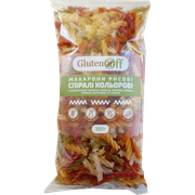 Макарони рисово-овочеві кольорові Спіральки 