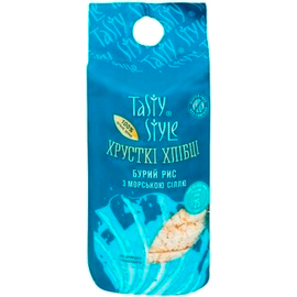 Хлібці Бурий рис з морською сільллю Tasty Style 95г
