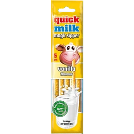 Трубочки для молока со вкусом ванили